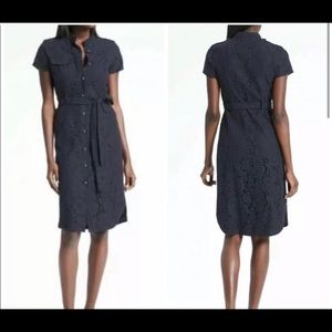 Banana Republic Lace Button down dress